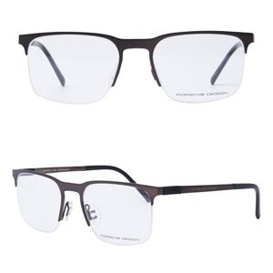 Porsche Design - P'8277-D Brushed Dark Gunmetal 54mm-19mm-145mm RX Eyeglasses